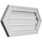 Ekena Millwork Half Round Surface Mount PVC Gable Vent: Functional, w/ 2"W x 1-1/2"P Brickmould Frame, 24"W x 12"H GVPHR24X1202SF - alternate 2